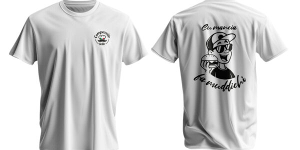 T-shirt "Cu mancia fa muddichi"