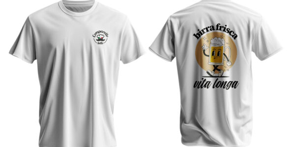 T-shirt "Birra frisca vita longa"