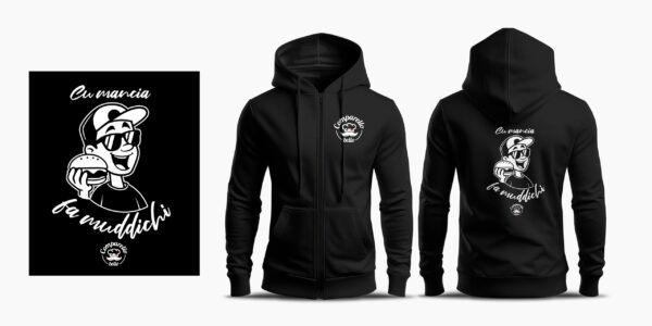 Felpa "Cu mancia fa muddichi"