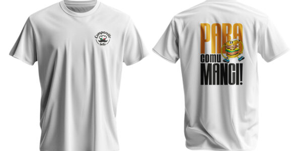 T-shirt Comparello Bello “Para comu manci”