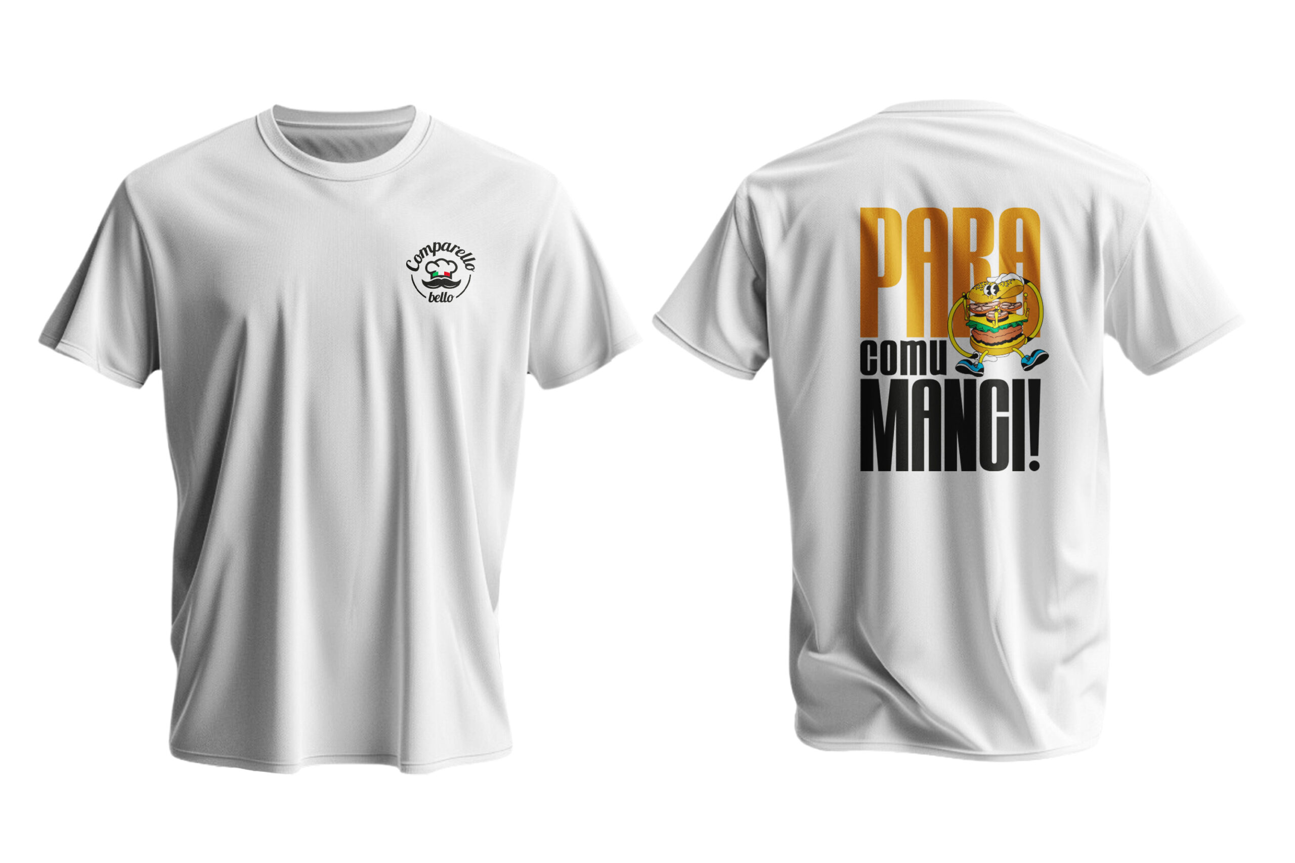 T-shirt Comparello Bello “Para comu manci”