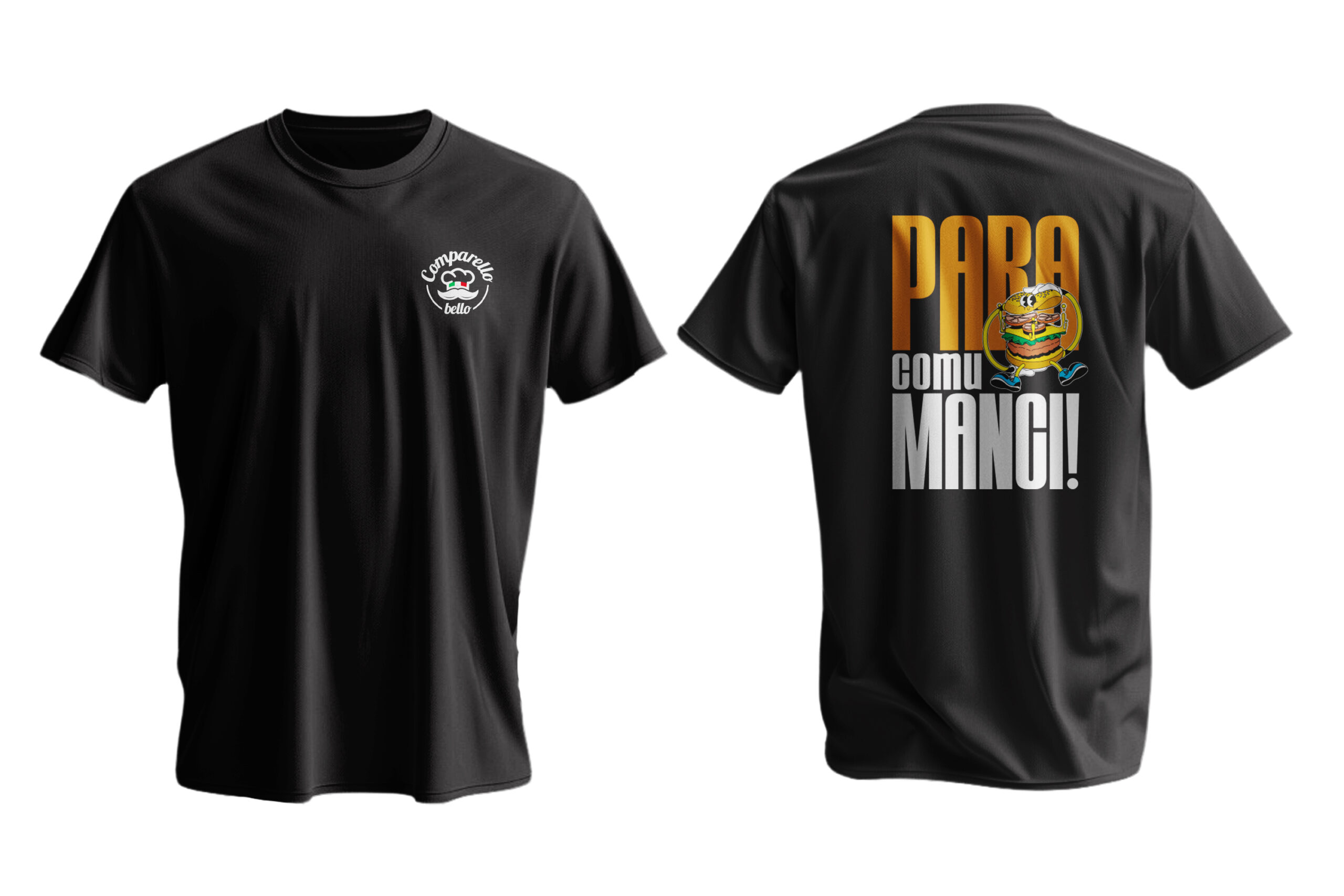 T-shirt Comparello Bello “Para comu manci” - immagine 2