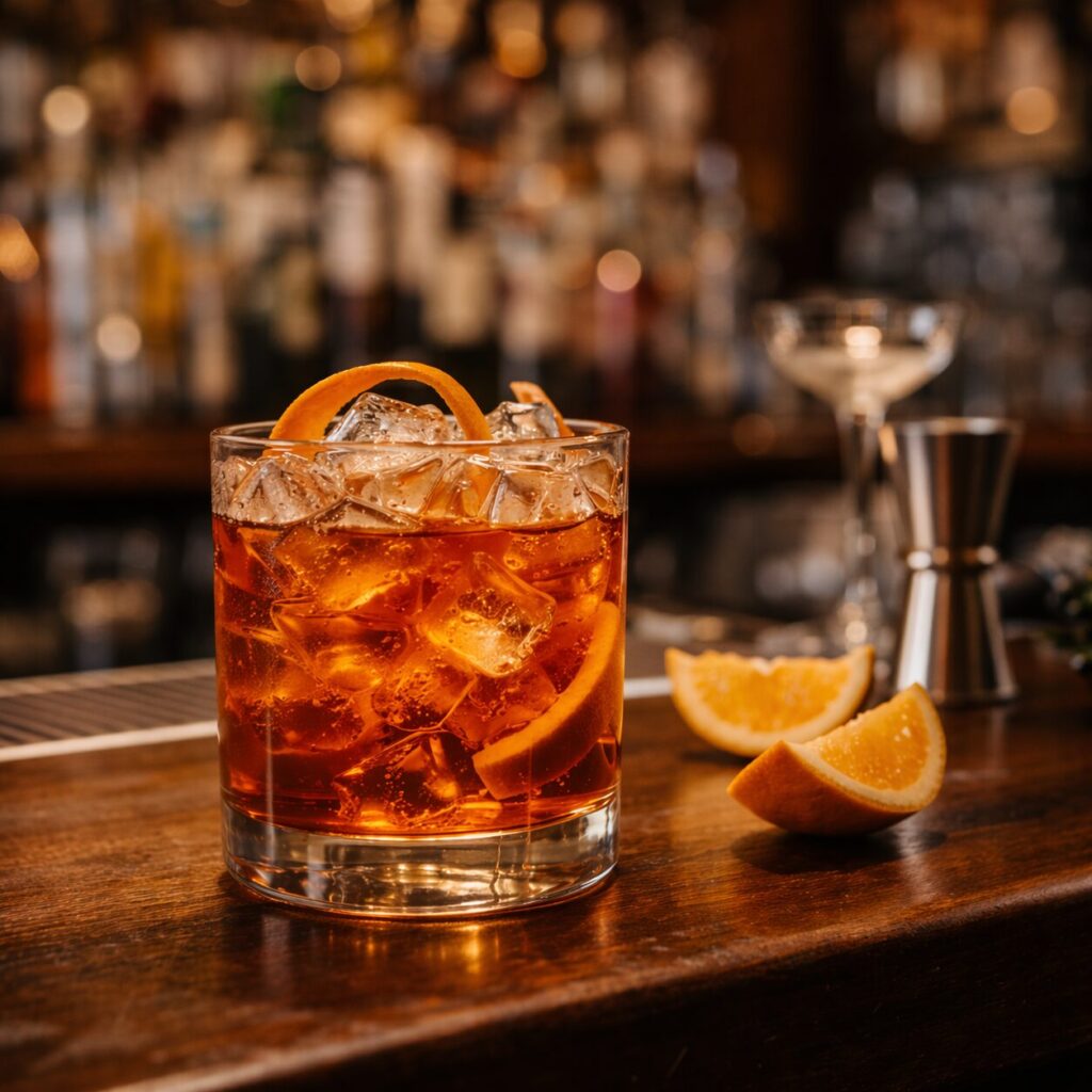 Cocktail serale al bar a Messina